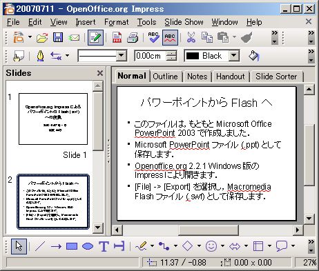 OpenOffice.org Impress